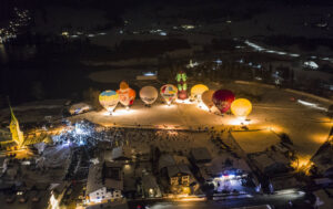Nightglow beim Kaiserwinkl Alpin Ballooning 2023